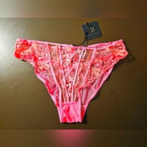Honey Birdette Sabrina Brief Candy Pink NWT